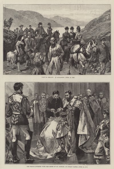 Királyi látogatás Írországban alkotó: William Heysham Overend