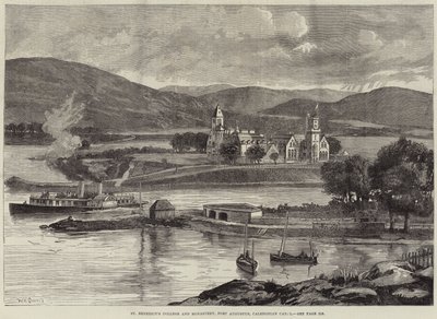 Szent Benedek Főiskola és kolostor, Fort Augustus, Caledonian-csatorna alkotó: William Heysham Overend