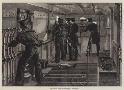 A Conning-torony a HMS Thunderer fedélzetén alkotó: William Heysham Overend