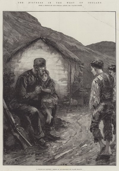 A vészhelyzet Írország nyugati részén alkotó: William Heysham Overend