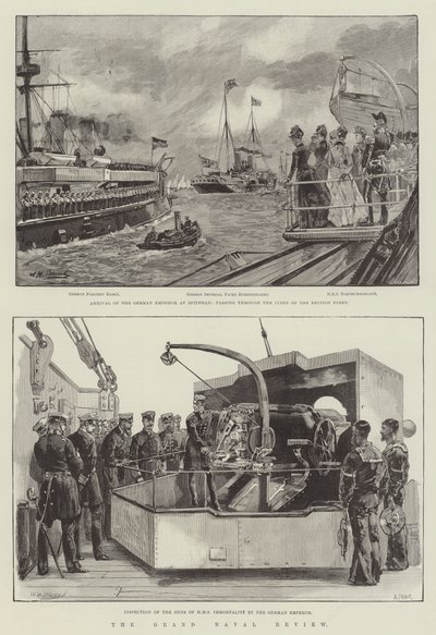 A Grand Naval Review alkotó: William Heysham Overend