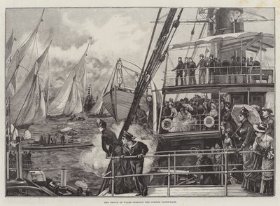 A walesi herceg indul a jubileumi yachtversenyen alkotó: William Heysham Overend