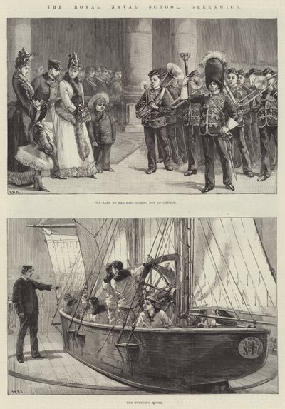 A Royal Naval School, Greenwich alkotó: William Heysham Overend