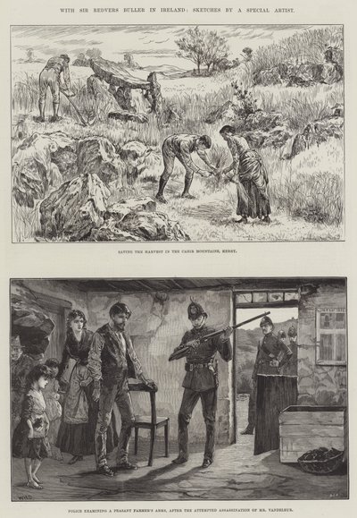 Sir Redvers Bullerrel Írországban alkotó: William Heysham Overend