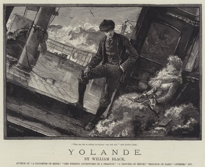 Yolande, William Black alkotó: William Heysham Overend