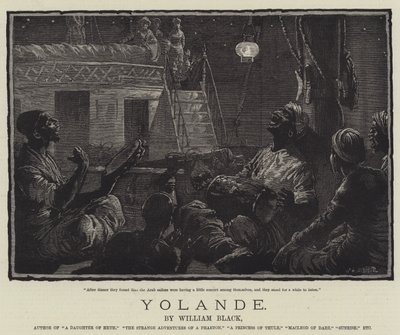 Yolande, William Black alkotó: William Heysham Overend