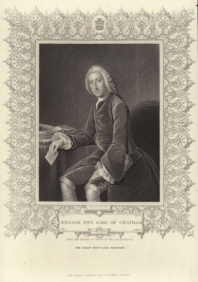 Idősebb Pitt Vilmos portréja alkotó: William Hoare