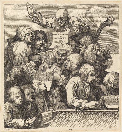 Énekeskórus alkotó: William Hogarth