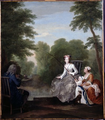 Horgásztársaság alkotó: William Hogarth