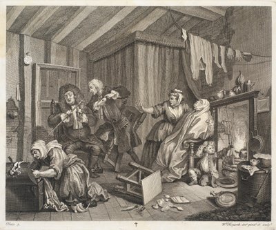Egy szajha fejlődése alkotó: William Hogarth