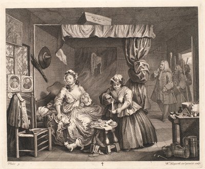 Egy szajha fejlődése alkotó: William Hogarth