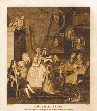 William Hogarth zenei tanulmánya alkotó: William Hogarth