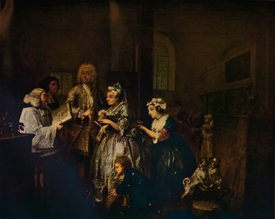 A Rakes Progress – 5: Megházasodik, 1733 1934 alkotó: William Hogarth