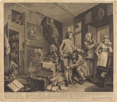 A gereblye fejlődése: pl.1 alkotó: William Hogarth