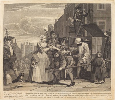 A gereblye fejlődése: 4. o alkotó: William Hogarth