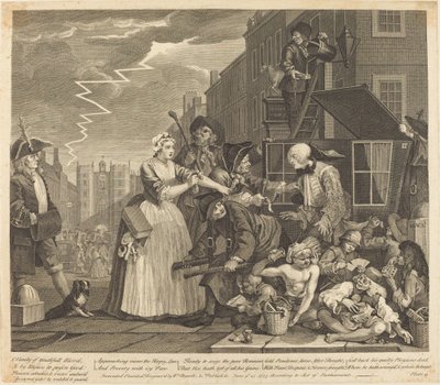 A gereblye fejlődése: 4. o alkotó: William Hogarth