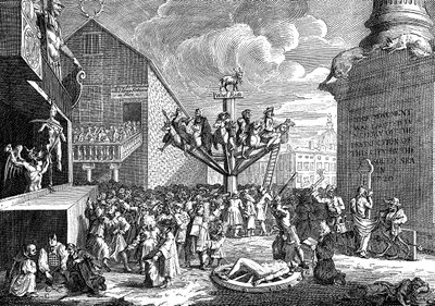 Szatíra a dél-tengeri társaságról, 1721 alkotó: William Hogarth