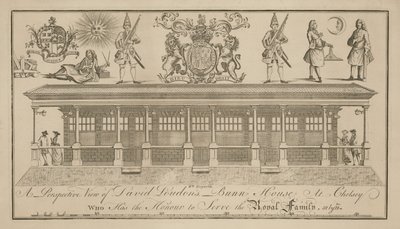 David Loudon Bunn-házának perspektivikus képe alkotó: William Hogarth