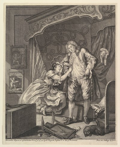 Utána 1736. december 15. alkotó: William Hogarth
