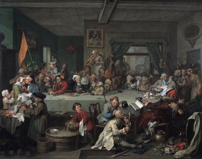 Választási mulatság, 1755 alkotó: William Hogarth