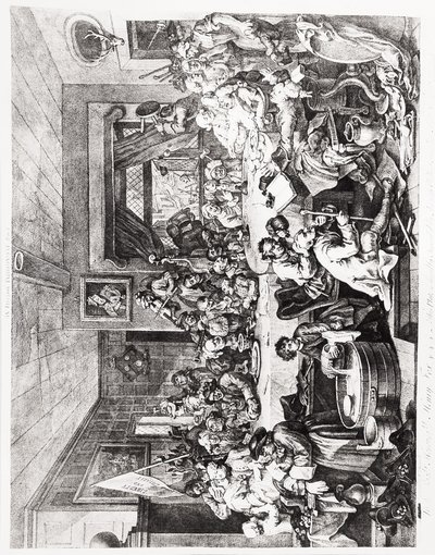 An Election Entertainment, I. tábla, február 24 alkotó: William Hogarth