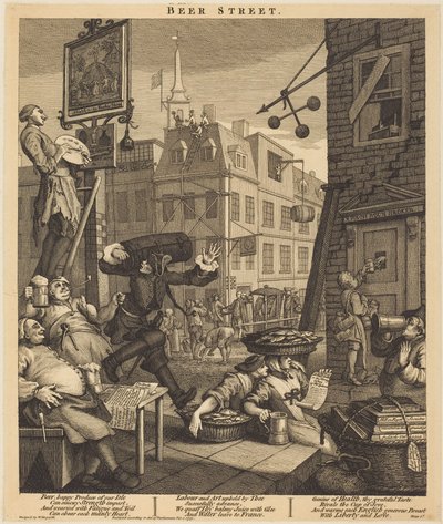 Sörutca alkotó: William Hogarth