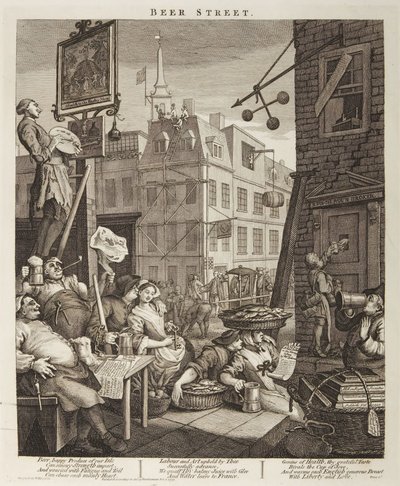 Sör utca alkotó: William Hogarth