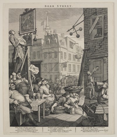 Sör utca alkotó: William Hogarth