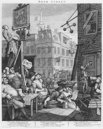 Sör utca alkotó: William Hogarth