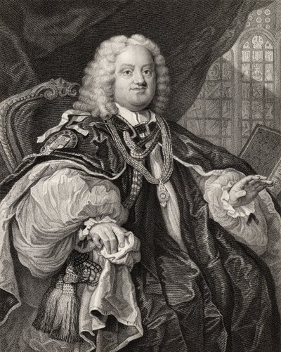 Benjamin Hoadly, Benjamin Holl (1808-84) metszete a Hogarth műveiből, 1833-ban jelent meg alkotó: William Hogarth