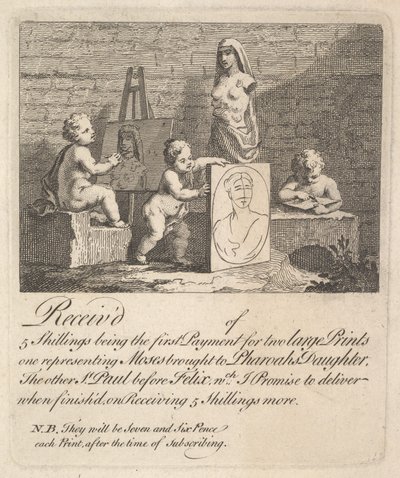 Fiúk kukucskálnak a természetben, 1751. alkotó: William Hogarth