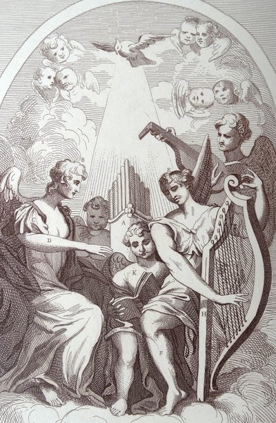 Burlesque on Kents Altarpiece at St Clement Danes alkotó: William Hogarth