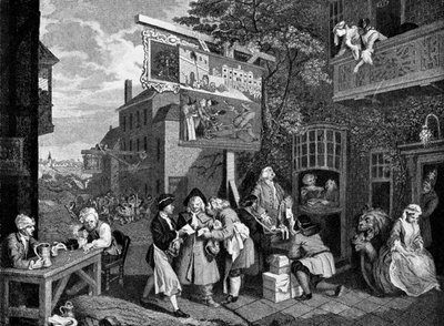 Szavazatgyűjtés, 1757 alkotó: William Hogarth