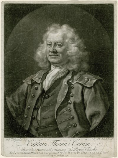 Thomas Coram kapitány alkotó: William Hogarth