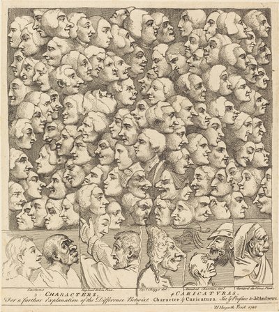 Karakterek és karikatúrák alkotó: William Hogarth