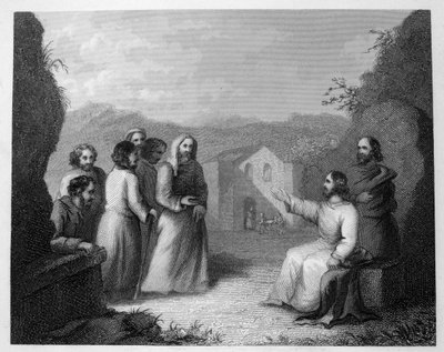 Krisztus és tanítványai alkotó: William Hogarth