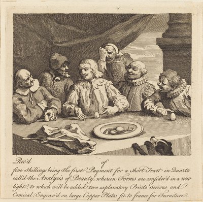 Kolumbusz feltöri a tojást alkotó: William Hogarth
