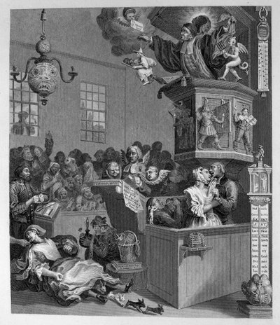 Hitelesség, babona és fanatizmus alkotó: William Hogarth