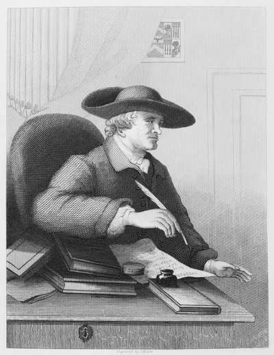 Dr. Thomas Morell, a tudós és nyomdász Librettistaként ismert, és William Hogarth után a legrészletesebb beszámolót írta J Moore Handel Gravinggel való együttműködéséről. alkotó: William Hogarth