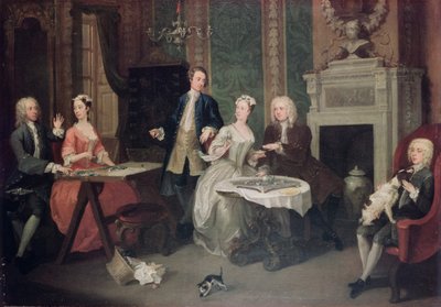 Családi buli alkotó: William Hogarth