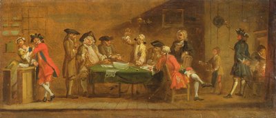Alakok egy kocsmában vagy kávéházban, 1720-as évek alkotó: William Hogarth