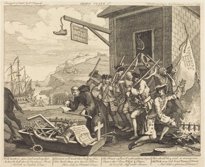 Franciaország alkotó: William Hogarth