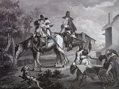 Samuel Butler Hudibras című művének előlapja alkotó: William Hogarth