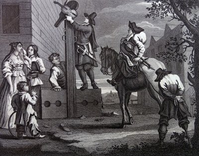 Samuel Butler Hudibras című művének előlapja alkotó: William Hogarth