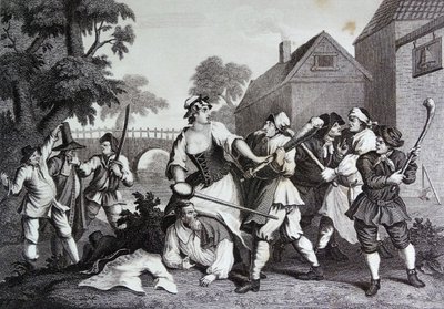 Samuel Butler Hudibras című művének előlapja alkotó: William Hogarth