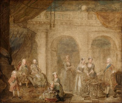 II. György, Anglia királya és családja alkotó: William Hogarth