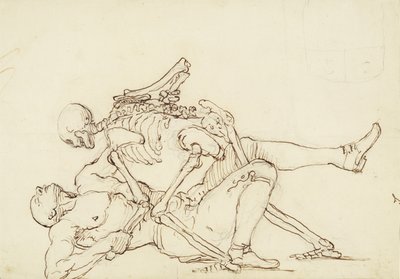George Taylor sírfelirata, 1750 körül (toll és tinta grafit felett papíron) alkotó: William Hogarth