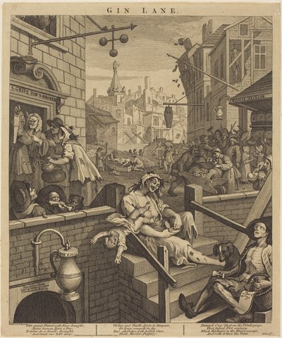 Gin utca alkotó: William Hogarth