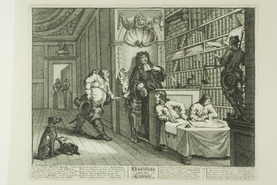 Hudibras és az ügyvéd, tizenkettedik lemez a Hudibrasból alkotó: William Hogarth