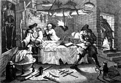Illusztráció Samuel Butler Hudibras című verséből, 1726. alkotó: William Hogarth